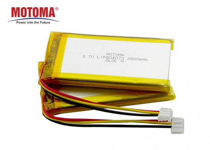 발견자를 위한 Motoma UL1642 승인된 리튬 Lipo 건전지 3.7 V 2800mah 0