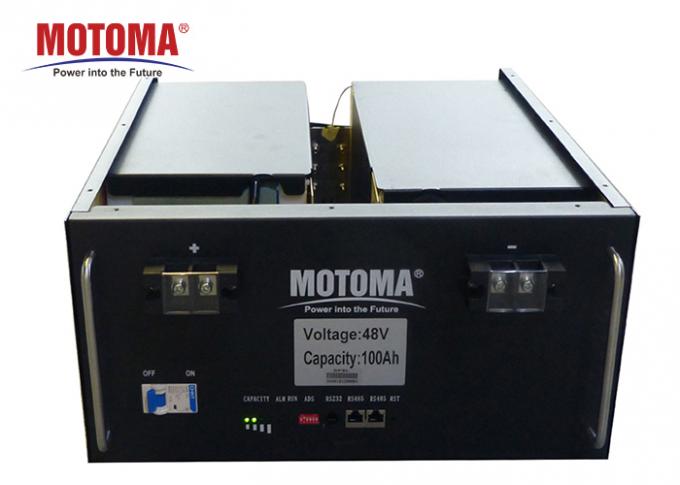 오프 그리드 파워 시스템을 위한 긴 주기 시간 리튬 LifePO4 태양 전지 48v 100Ah 0