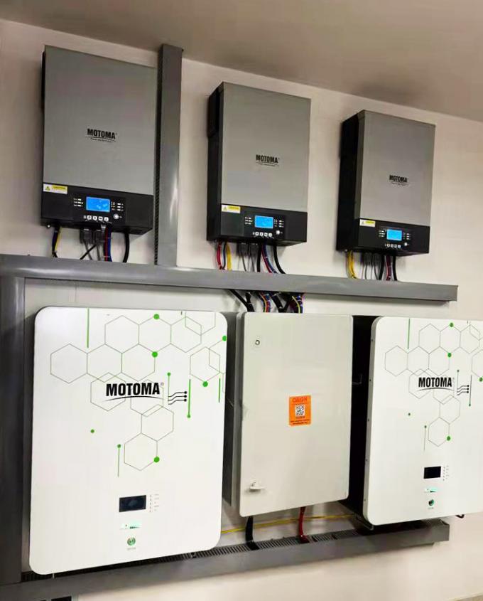 태양 에너지 시스템을 위한 블루투스 48V 200Ah LiFePO4 건전지 팩 2