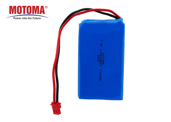 주문 UL 착용할 수 있는 장치 건전지, Bluetooth 헤드폰을 위한 7.4V 1700mah 리튬 전지 온라인으로 제조 업체