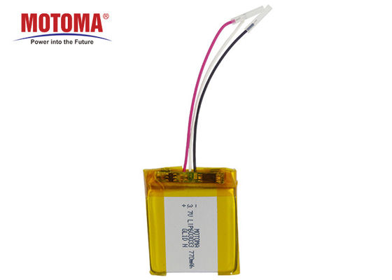 GPS 추적자 770mah PCM 리튬 배터리 재충전용 UL1642 증명서