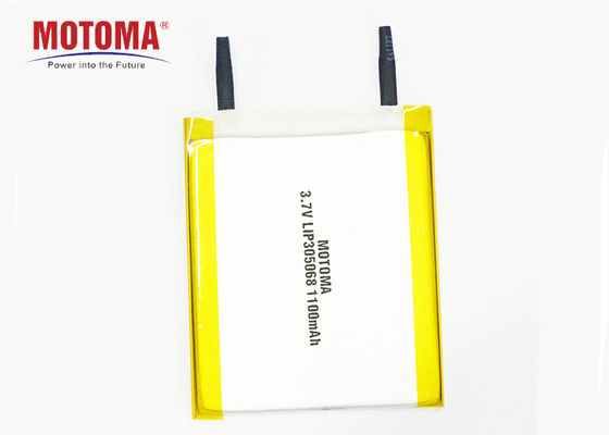 주문 MOTOMA IOT 배터리 팩, 3.7 V 1100mah Lipo 배터리 UN38.3 증명서 온라인으로 제조 업체