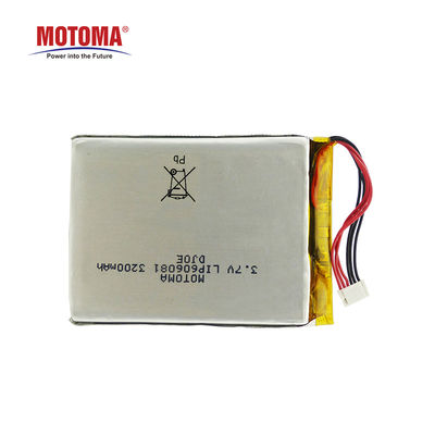 주문 고용량 충전식 리튬 이온 배터리 3.7V 3200mAh 온라인으로 제조 업체