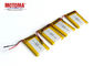 400mah 3.7 V 자전거 시스템용 충전식 리튬 폴리머 배터리
