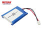 고에너지 밀도 IOT 배터리 팩 3.7V 700mAh 6x30x38mm