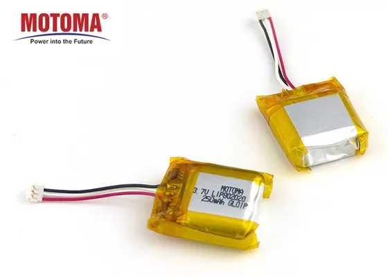 자전거 추적자를 위한 고가 재충전용 GPS 추적자 건전지 250mah 3.7V